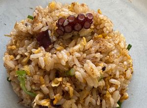 茹で蛸の端っこで作る、タコ飯風炒飯-レシピのメイン写真