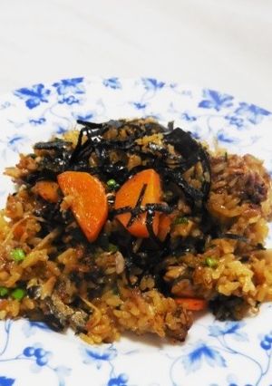 オイルサーディンの味噌カレーおこわ❗️-レシピのメイン写真