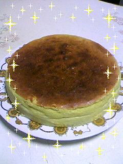 NYチーズケーキ薄い抹茶味♪-レシピのメイン写真