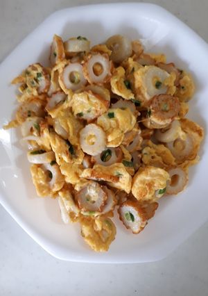 ちくわ入り卵焼き-レシピのメイン写真