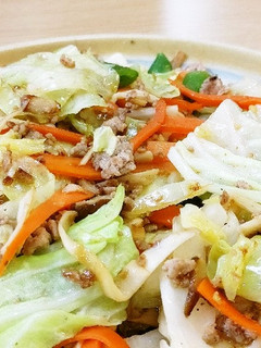 キャベツたっぷり野菜炒め♪-レシピのメイン写真