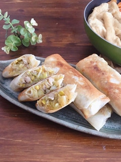余った豆もやし…甘辛♡キャベツ春巻き-レシピのメイン写真