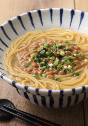 納豆の釜揚げヌードル-レシピのメイン写真