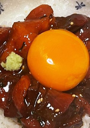 「絶品簡単」刺身 de ユッケ-レシピのメイン写真