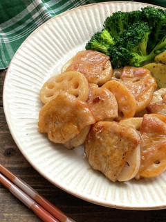 【材料2つ!】【簡単】れんこんの豚肉巻き-レシピのメイン写真