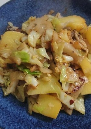 キャベツの野菜炒め【余り物で】-レシピのメイン写真