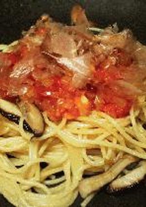 ☆和風トマトソースのスパゲティー☆-レシピのメイン写真