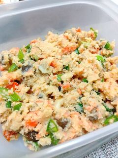 おから煮(焼きサケを使ってみました)-レシピのメイン写真
