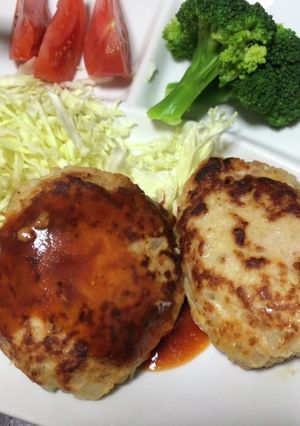 片付け楽ちん☆子供にふわふわハンバーグ-レシピのメイン写真