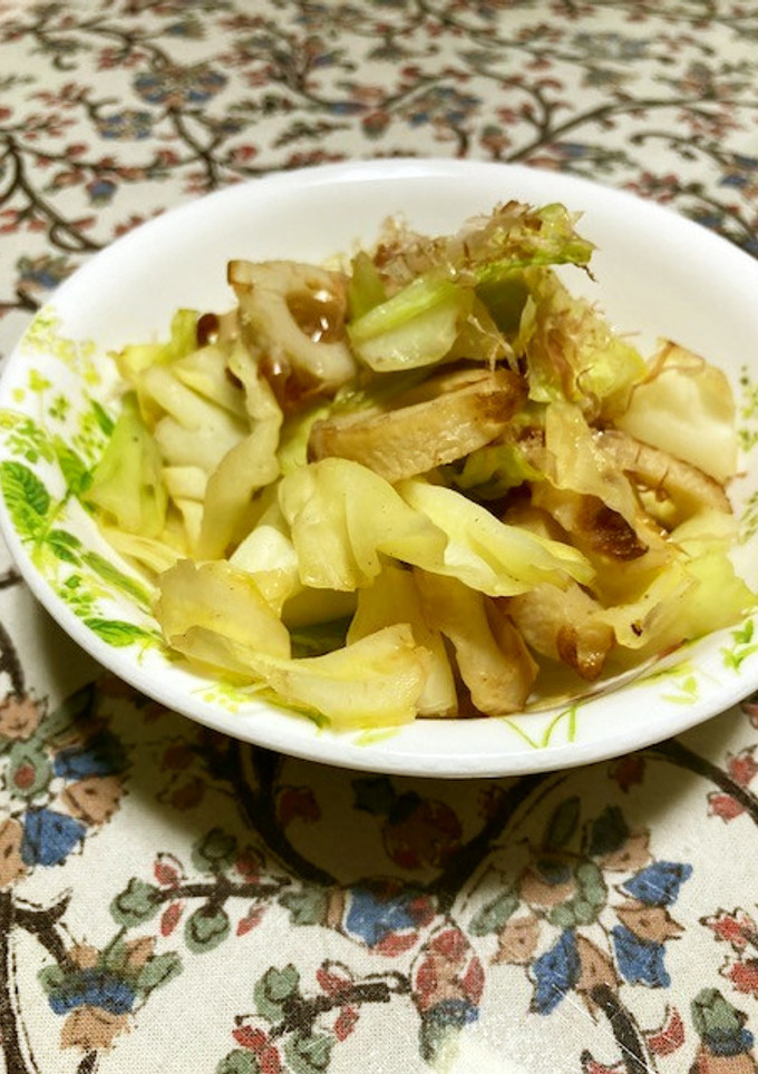 キャベツとちくわの和風炒め-レシピのメイン写真