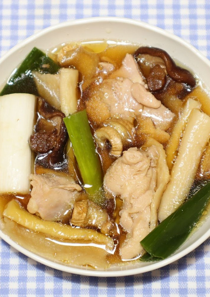 乾燥野菜で鶏肉と大根のねぎしょうがスープ-レシピのメイン写真