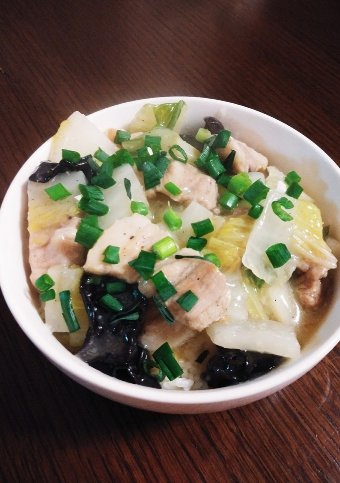簡単☆白菜と豚肉の中華丼-レシピのメイン写真
