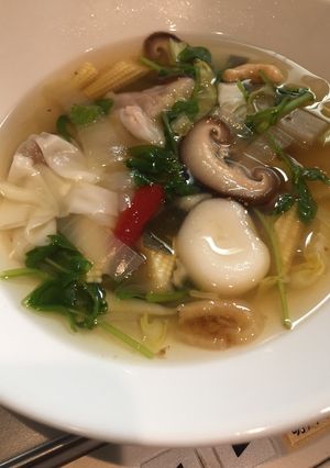 七草ワンタンポカポカ薬膳スープ-レシピのメイン写真
