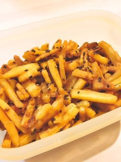 さつま芋のバター金平-レシピのメイン写真