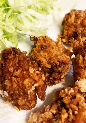 冷めてもガリガリ柿ピーで極うまからあげ-レシピのメイン写真