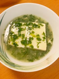 【簡単ヘルシー】中華風翡翠あんかけ豆腐-レシピのメイン写真