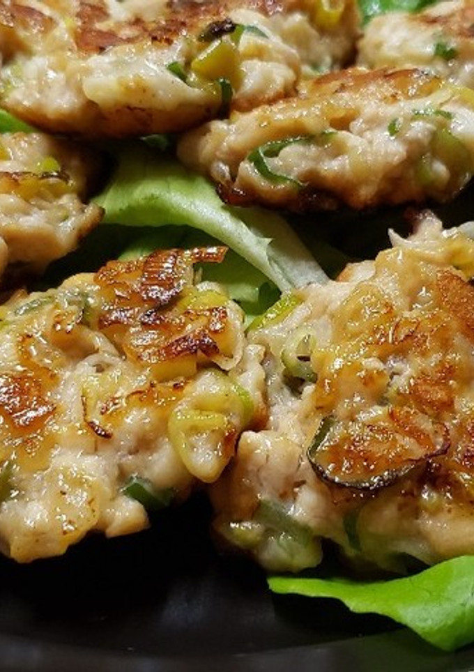 鶏むねとはんぺんのネギ焼き-レシピのメイン写真