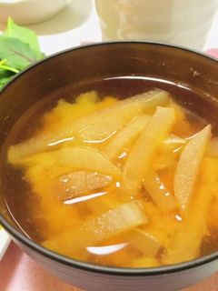 ぴったり4人分・大根のお味噌汁-レシピのメイン写真