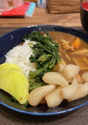 里芋と春菊の和風カレー-レシピのメイン写真
