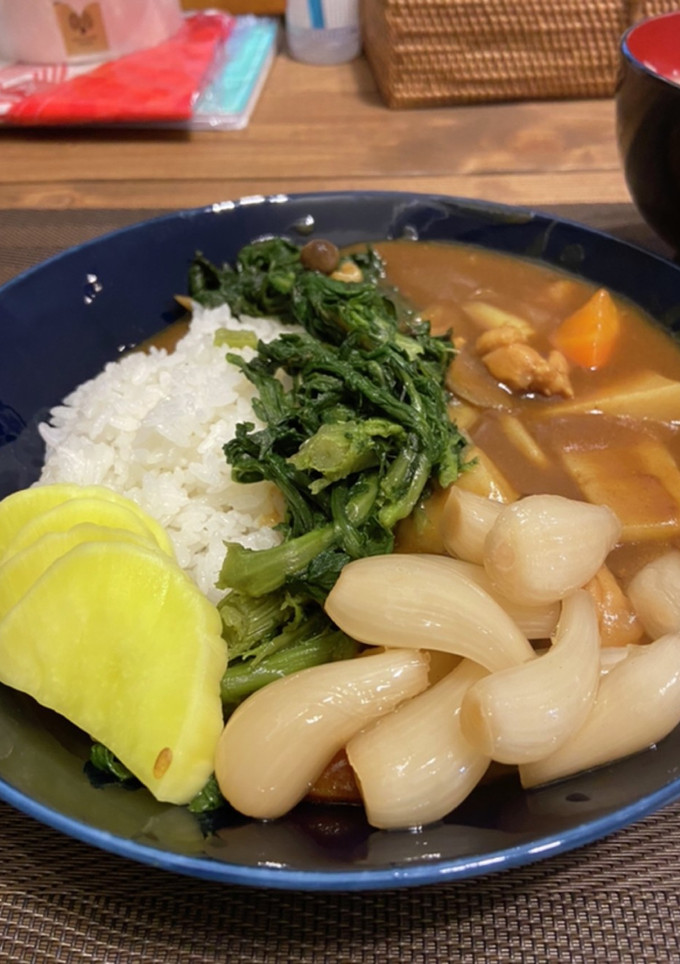 里芋と春菊の和風カレー-レシピのメイン写真