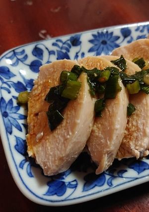 炊飯器で蒸し鶏のネギだれ-レシピのメイン写真