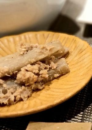 中華風たたきツナごぼう-レシピのメイン写真