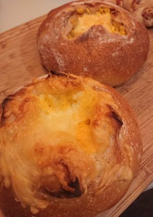 チェダーチーズブールとコーンパン-レシピのメイン写真