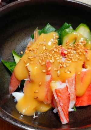 蟹のぬた 酢味噌和え-レシピのメイン写真