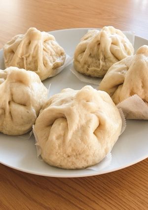 HBとFPで簡単美味しい肉まん-レシピのメイン写真