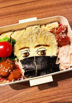 呪術廻戦 狗巻棘 キャラ弁-レシピのメイン写真