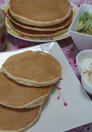 全粒粉ホットケーキ-レシピのメイン写真