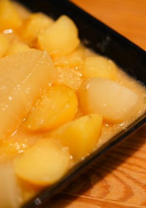 大根とじゃがいもの味噌煮-レシピのメイン写真