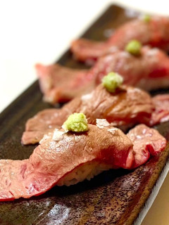 松阪牛A5炙り寿司【牛肉寿司】-レシピのメイン写真