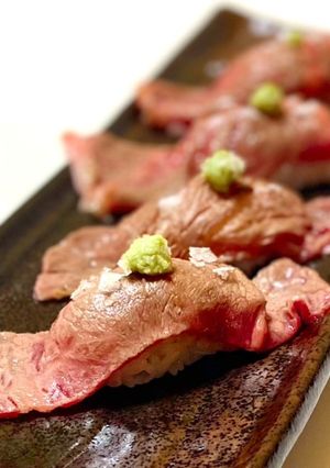 松阪牛A5炙り寿司【牛肉寿司】-レシピのメイン写真
