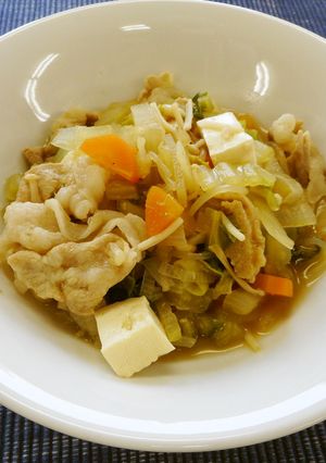 新発田市給食レシピ☆すき焼風煮-レシピのメイン写真