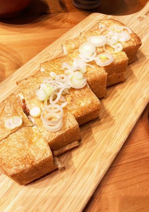栃尾揚げの味噌マヨサンド!-レシピのメイン写真