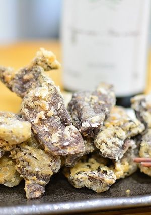 ビールが進む♬希少部位の牛フワの竜田揚げ-レシピのメイン写真