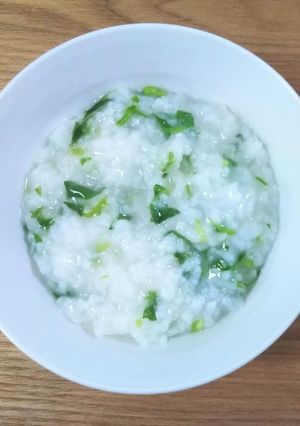 緑があざやか「七草がゆ」-レシピのメイン写真