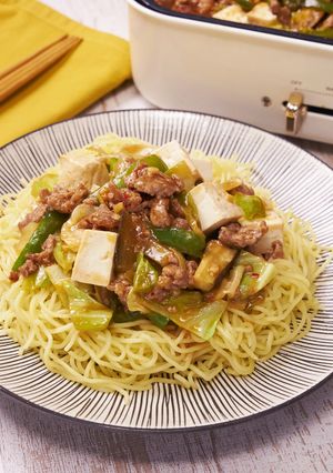 野菜たっぷり麻婆焼きそば-レシピのメイン写真