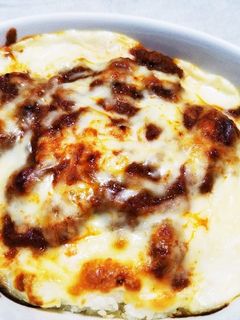 ハンバーグをリメイク!ミートドリア♪-レシピのメイン写真