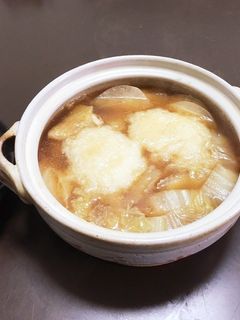 醤油ラーメンスープで中華風の雑煮-レシピのメイン写真