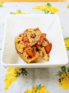 給食☆れんこんのきんぴら-レシピのメイン写真