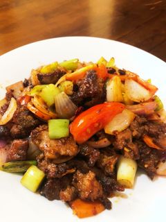 スリランカンビーフデワル(牛肉甘辛炒め)-レシピのメイン写真