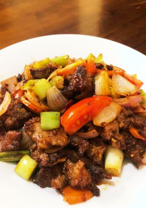 スリランカンビーフデワル(牛肉甘辛炒め)-レシピのメイン写真