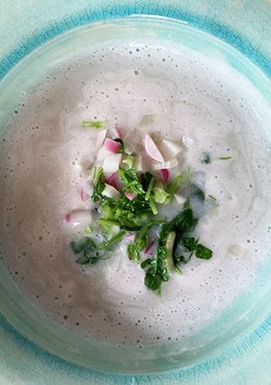 レンジでそば粉の七草粥〜ゆるそば新春編-レシピのメイン写真