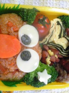 エルモ弁当(2008運動会のお弁当)-レシピのメイン写真