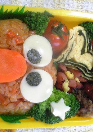 エルモ弁当（2008運動会のお弁当）-レシピのメイン写真