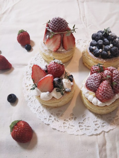 型不要フルーツタルト~*パイ仕立て*~-レシピのメイン写真