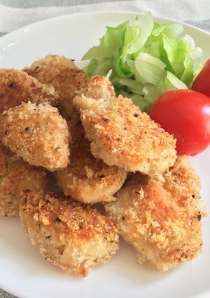 お財布おたすけレシピ♪簡単一口チキンカツ-レシピのメイン写真