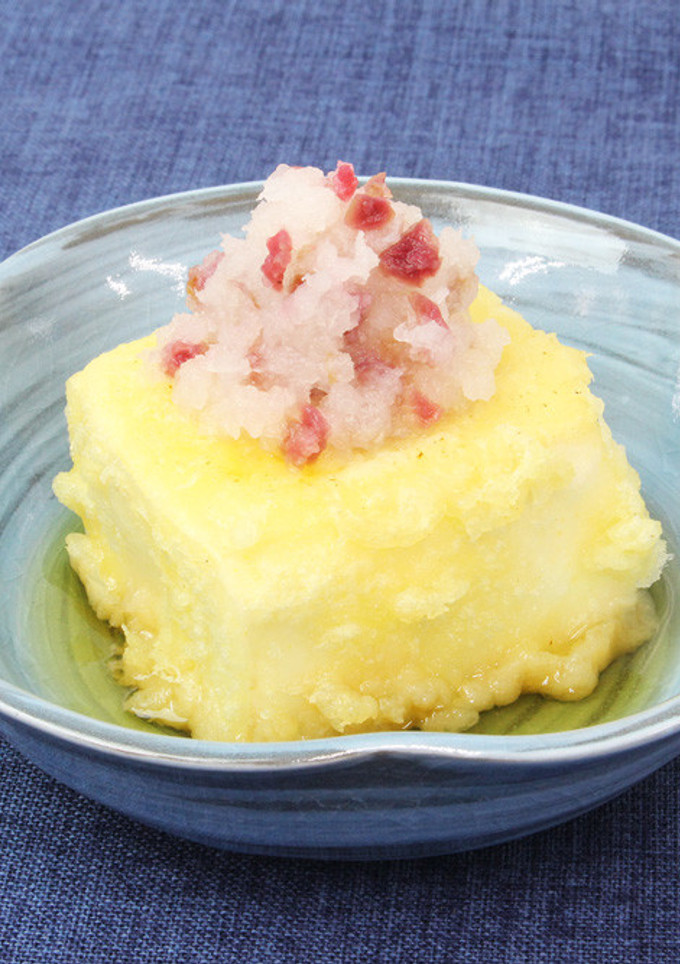 揚げ出し豆腐　梅おろしのせ-レシピのメイン写真